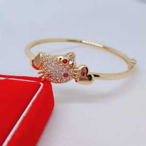 Gelang Tangan Bangle Wanita Aksesoris Fashion Awet Tahan Lama Anti Karat Cocok Untuk Harian G5-5G