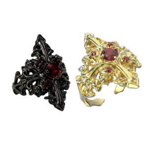 Nhẫn cổ điển thoải mái Nhẫn Gothic tay phụ kiện tinh tế Nhẫn thích hợp cho mặc hàng ngày và những dịp khác nhau