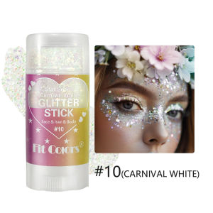 Fit Colors Body paint glitter stick face and lip glitter star glitter eyeshadow festival stage makeup