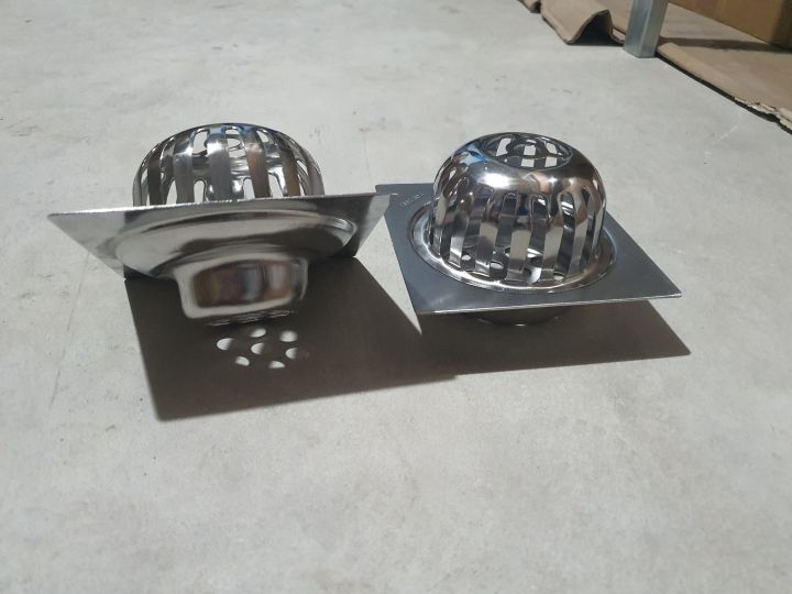 Cầu Chắn Rác Lược Rác Sân Thượng 12x12cm Cầu Thoát Nước Mưa Inox 304 Lỗ ...