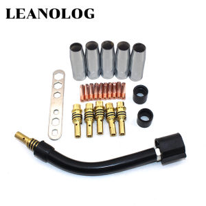 35Pcs 15AK Welding Torch Consumables 0.6mm 0.8mm 1.0mm 1.2mm MIG Torch Gas Nozzle Tip Holder of 15AK MIG MAG Welding Torch