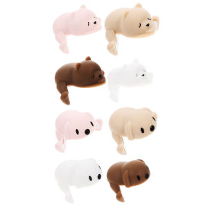 8Pcs Silicone Cartoon Dog Corner Protectors Baby Safety Edges Guards for Table Furniture Baby Proofing Corner Bumpers