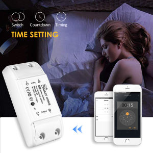 WiFi Smart Switch Wireless Relay Module Remote Control Timer Compatible with Voice Assistants for Home Automation