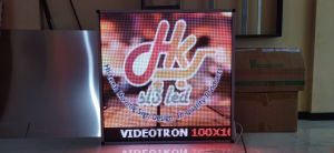 Running Text RGB Full Colour 100x100Cm Wifi P5 Outdoor