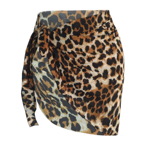 Short Sarong Coverups for Womens Side Tie Bathing Suit Wrap Skirt Swimsuit Beach Bikini Cover Ups Swimwear Mini Skirt