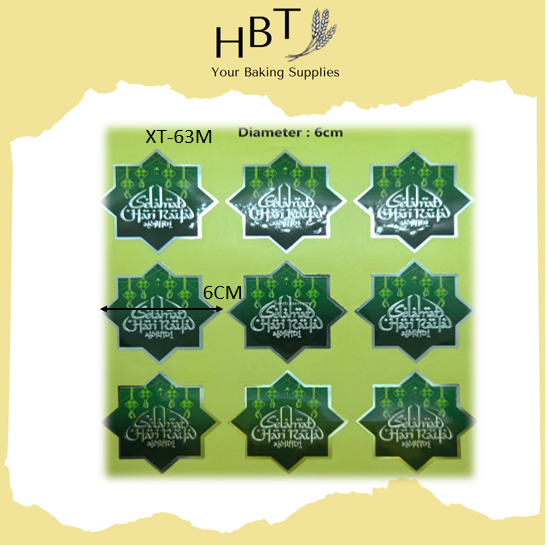 Sticker Food Raya Sticker Raya /Hari Raya Sticker/Sticker Ramadan/ Sticker Bekas Kuih ...
