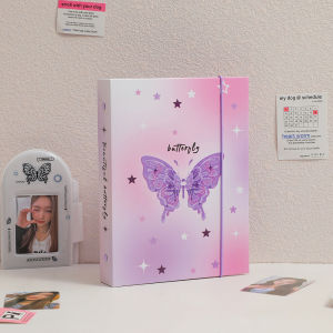 A5 Cartoon loose-leaf photo album chasing stars small photocard binder album photo storage book