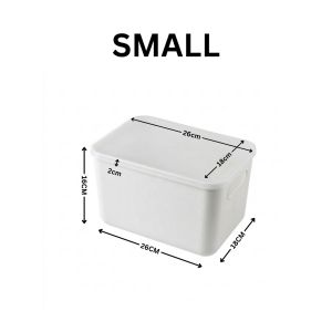 Storage Box with Lid & Clothing Storage Container & Storage Box Organizer