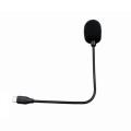Micro Hội Nghị mic cổ ngỗng linh hoạt Ø 9.7x6.7mm đầu mic 20Hz-16kHz tần số cho các cuộc họp điện thoại máy tính. 