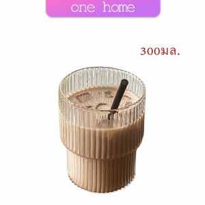 One Home แก้วไวน์สร้างสรรค์ ถ้วยกาแฟ ถ้วยใสในครัวเรือน สปอตสินค้า glass cup