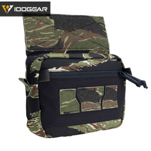 IDOGEAR Tactical Drop Pouch Large Storage Space Multi-function Tool Pouch Hook&loop Drop Pouch Camo Tactical EDC Pouch 3587