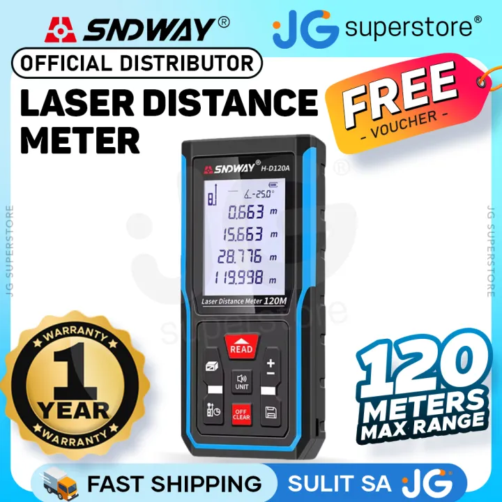 Electro Optical Distance Ranging Instrument Sndway Digital Laser 70M / 120M Distance Rangefinder Handheld Measuring ...