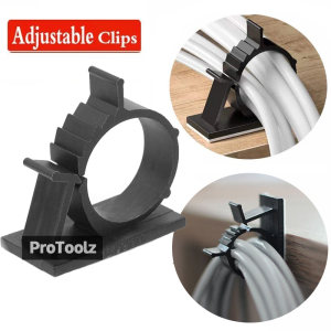 20 pieces of cable manager clip cable management desktop wire manager data cable winder