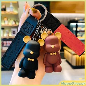 M.Grocer Cartoon Keychain Cute Bear Doll Keyring Bag Pendant Couple Car Keyholder 4 Colors