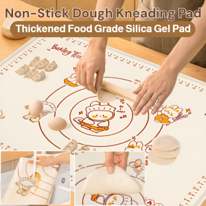 Food Grade Silica Non-Stick Kneading Pad Pasta Mat Panel For Home Dough Board Dough Rolling Pad