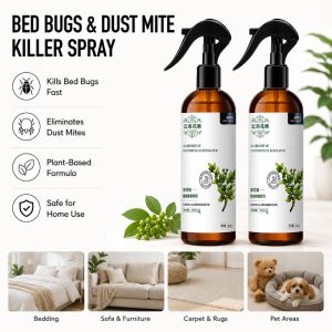 Natural Mite Spray Non-Toxic Bed Bug Killer Odorless Insect Remover