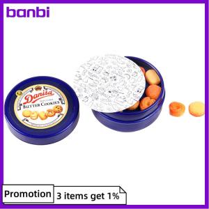 banbi 1Pcs 1 12 Dollhouse Miniature Danish Cookie Blue Tin Box Set Kitchen Accessories