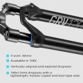 Lexon 700C Suspension Gravel Fork 40mm E-Gravel Bicycle Front Fork Travel E-Bike Ready Road Suspension Fork 12×100MM. 