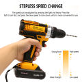 🔥MUWEI🔥Cordless Electric Screwdriver 288VF Impact Drill Impact Wrench Rechargeable Li-on Battery Hand Drill Set Impact Drilling Screw Driver Power Tool  电钻 螺丝刀 电动扳手. 