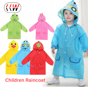 CCW Korean Kid Children Waterproof Rain Coat Cute Animal Funny Clothing