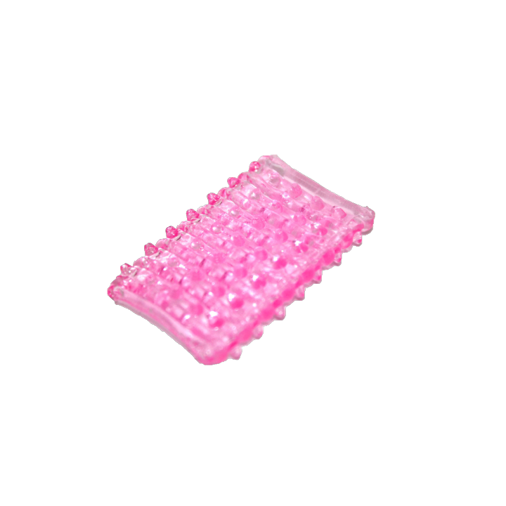 silicone sleeve sex toy 7.99in Anatomy Soft Silicone Reusable Spiked Cock Sleeve Dildo