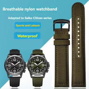 For Seiko No. 5 SRPC31J1 SRPC63J1 Citizen Ha-milton Canvas Bracelet 20mm 21mm 22mm Nylon Watch Strap Sport Waterproof Wristband2026