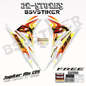 striping jupiter mx new 135 stiker njmx 135 grunge exciter sniper lc #jupitermxnew135