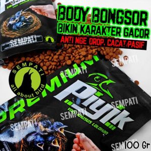 SEMPATI Bocil Oriq Jaya Pakan Lolohan Burung Ocehan Cindil Pakan Loloh Trotol Piyik Anak Bayi Burung Murai Batu High Nutrisi BCLOJ