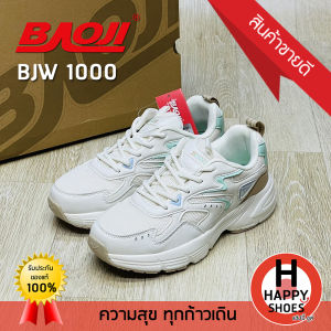 [🥇ของแท้100%🚚ส่งเร็ว🆓ฟรี...ถุงเท้า 1 คู่] BAOJI รองเท้าผ้าใบหญิง รองเท้ากีฬาหญิง รองเท้าวิ่ง รุ่น BJW1000 สวย นุ่มเบา สบายเท้า