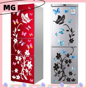 【Magical House】[ New Hot Fashion] Butterfly Refrigerator Sticker Home Decoration Kitchen Mural DIY Wall Stickers