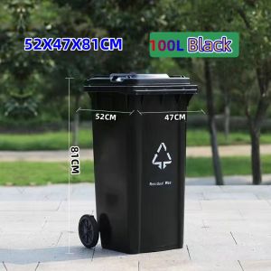 30/50/100/120/240L Food/Commercial and Industrial Trash Cans Large Trash Cans Wheeled Trash Cans Plastic