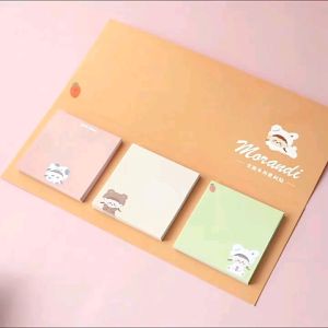 Set 03 giấy note ghi chú Morandi đáng yêu