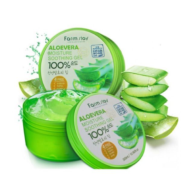 [BÁN LẺ GIÁ GỐC]  Gel Nha Đam 100% đa năng 300ml- GEL lô hội dưỡng ẩm tối ưu