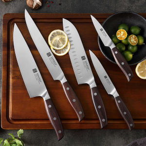 XINZUO B35-ZHI1.4116 German Steel Paring Knife 3.5 / Vegetables knife / Fruits knife / Kitchenware / Kitchen utensils / Kitchen tools / High quality / Slicing knife / Meat knife / Wooden Handle / Sandal wood / Razor sharp