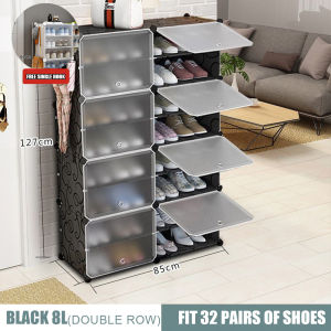🪵 Budget Shoe Cabinet 6-12 Tiers | Lightweight & Durable | Perfect for Dorms/Rentals | Includes Setup Video Tutorial