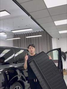 For Denza N9 2025 2026 accessories TPE Car Trunk Mat Auto Rear Trunk Mat Wear-Resistant Waterproof Anti Dust pad