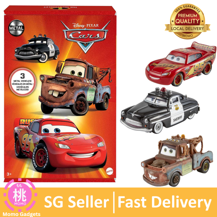 Mattel Disney Pixar Cars Toys, Radiator Springs 3-Pack or 10-pack with