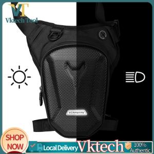 【Vktech】 RZAHUAHU Riding Motorcycle Leg Side Bag Hard Shell Motorbike Phone Waist Pack