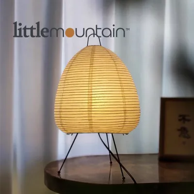 Little Mountain Akari Japanese rice paper lamp lantern creative bedside table Lamp Dimmable floor lamp