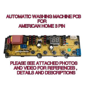 Q3508 Automatic Washing Machine PCB for American Homes 3 Pins - Ideal for Home Use