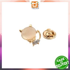 OFM-C1037 Bros Pin Aksesoris Hijab Aksen Mutiara Motif Elegan / Pin Baju Klip Kecil Bros Korea