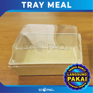 Paper Meal Box - Box Burger Hotdog - Tray Meal (20 pcs)