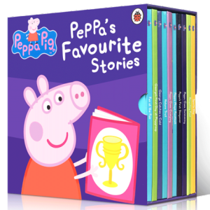 milu Gift Audio Picture Book Peppa Pig Favourite Stories10Pcs Hardcover Ladybird Toddler