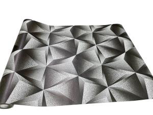 Wallpaper Dinding Ukuran 45 cm x 7 - 8 meter Motif Segitiga Polka Gelombang