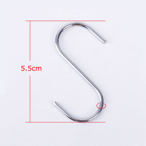 Bathroom 10pcs/set metal S type kitchen bedroom hook up 304 stainless steel load-bearing