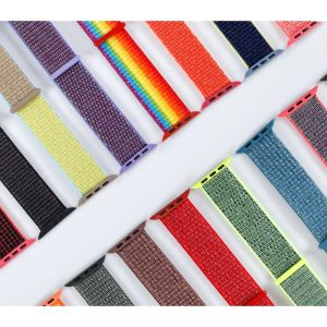 JANSIN original Nylon Strap For Apple Watch 10 Band Ultra 2 1 49mm 46mm For iWatch Series Ultra 10 9 8 7 6 SE 5 4 45mm 41mm 44mm 40mm 42mm 38mm Nylon Loop Watch Accessories