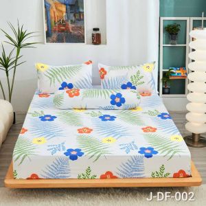 MJ Single Size 2-In-1 or Queen Size 4-In-1  Sarung Tilam Getah Keliling Fitted Bedsheet BJ2S_01