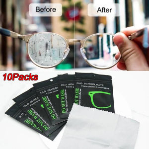 `1/10 ชิ้นป้องกันหมอกแว่นตาทำความสะอาดผ้านำมาใช้ใหม่เลนส์ผ้าไล่ฝ้าแว่นตาผ้าเช็ดทำความสะอาด`