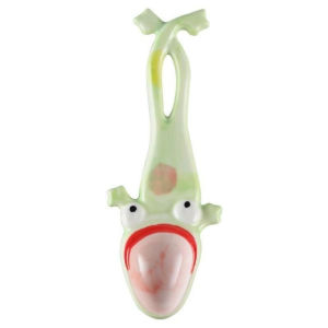 DVFDA Creative Ugly Frog Spoon Cute Ceramic Coffee Spoon Funny Under Glaze Color Dessert Spoon Party