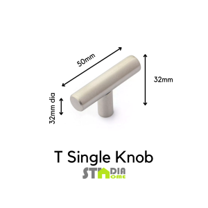 Manila Stock Stadia Home Classic T bar Stainless Steel 304 Cabinet Handle Drawer Pull Furniture Knob